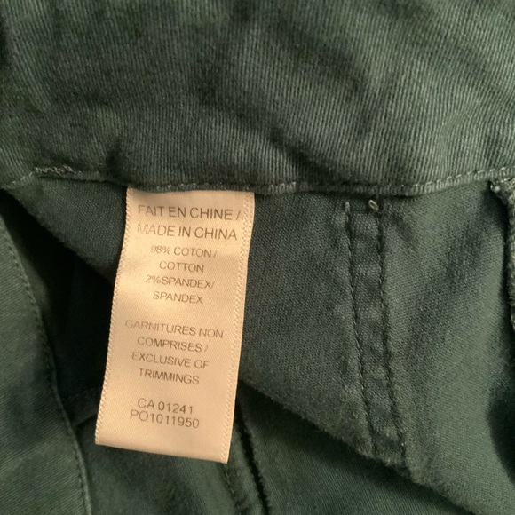 💗3/$15 💗 Simon’s Twik Ladies Size Small Cargo Pants in army green - Picture 4 of 4